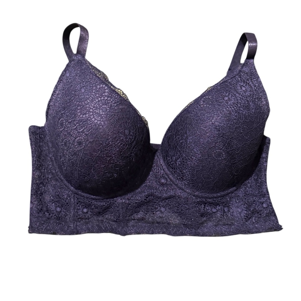 Elegant Lace Bra Black Lace